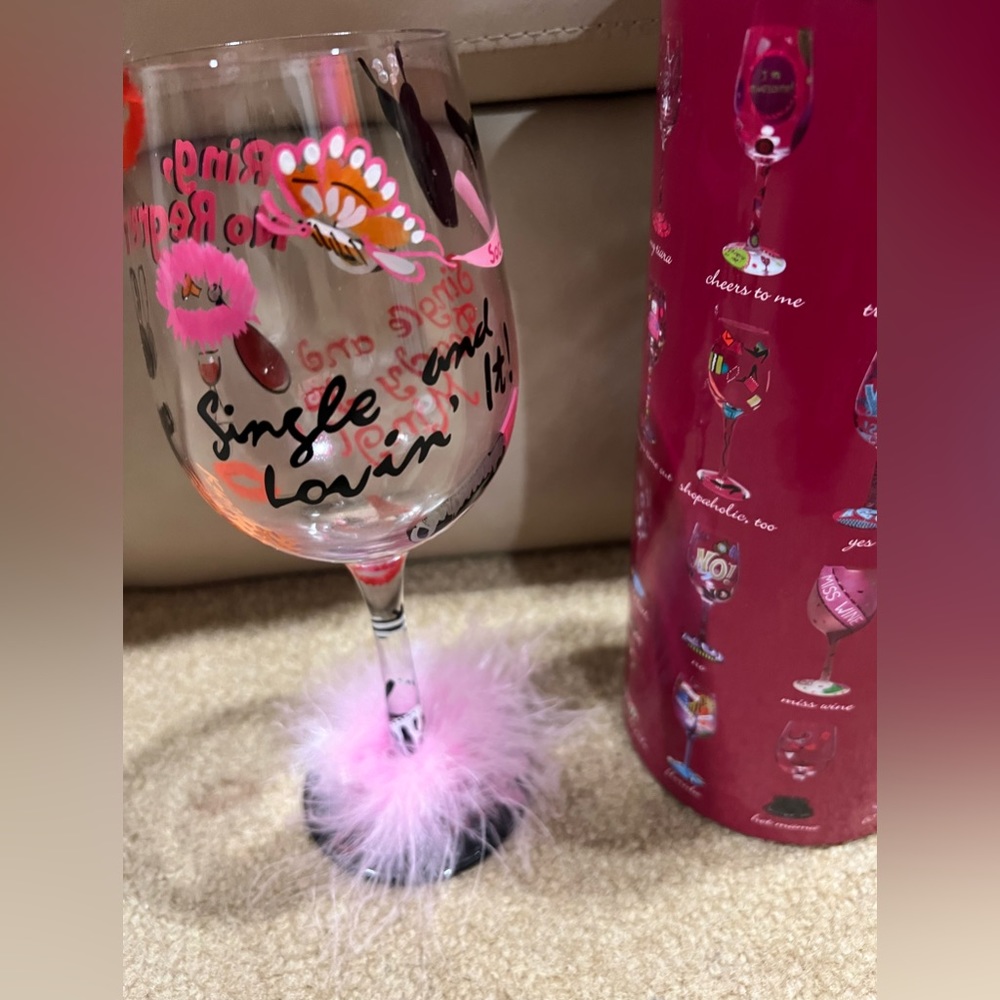 Lolita Wine Glass - Single And Lovin It